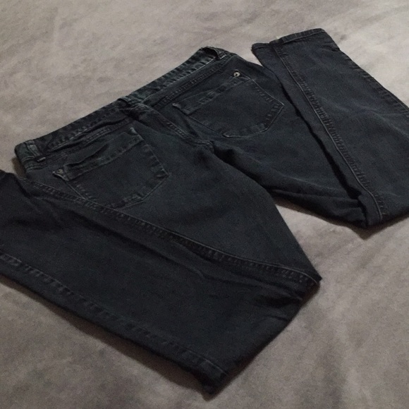 Faded Black Denim Jeans 8R - Picture 9 of 15